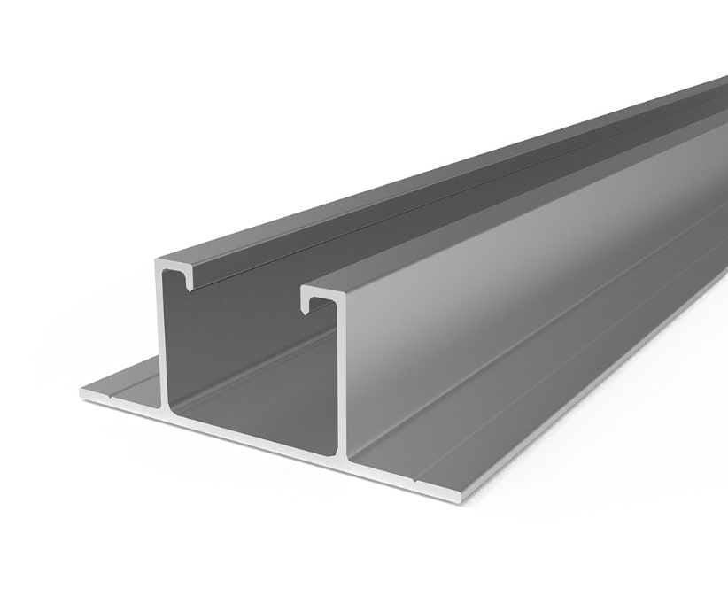 TEKNOMEGA SRL - TKGFVT7040 PROFILO ALU BASE LARGA X GRECATA L. 4,8M