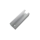 TEKNOMEGA SRL - TKGFVT7221 Spezzone profilo ALU ribassato new L=120mm - 2 fori con EPDM