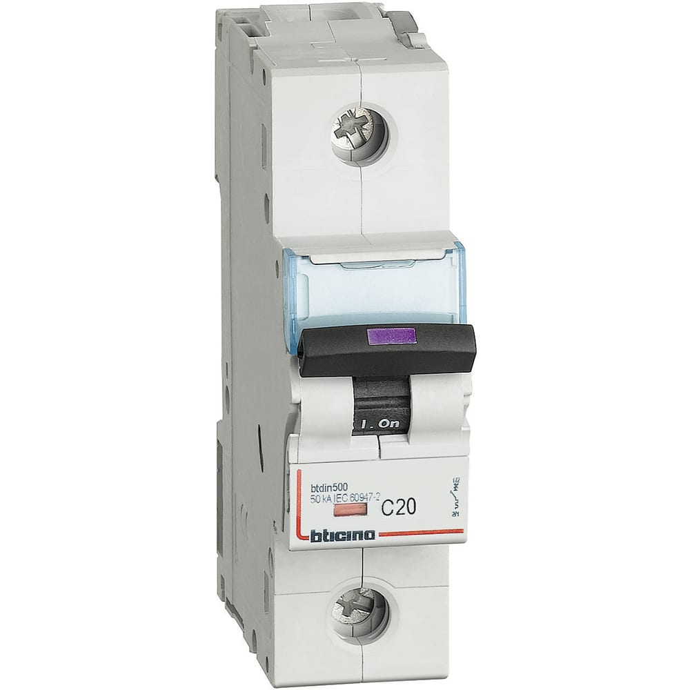 BTICINO - BTIFX81C20 BTDIN500 - MAGNETOT 1P CURVA C 20A 50KA