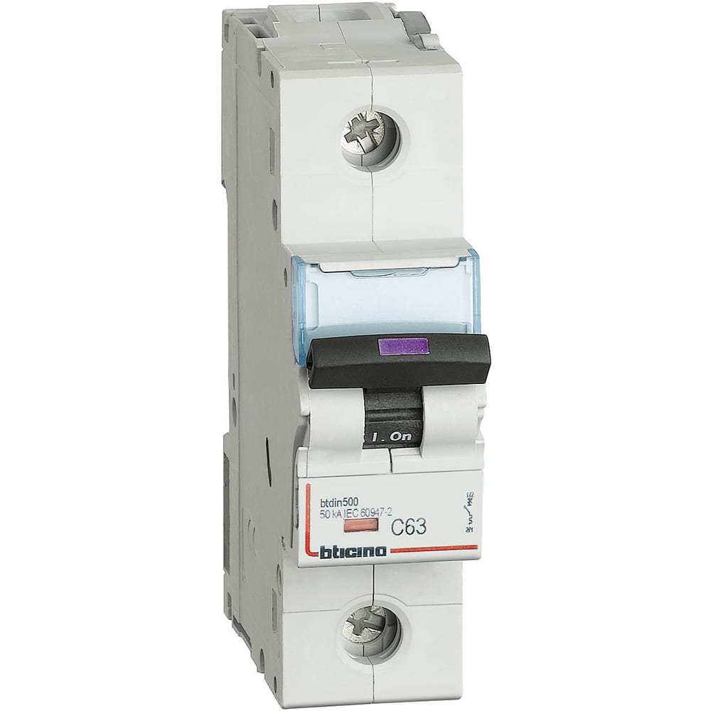 BTICINO - BTIFX81C63 btdin500 - magnetot 1P curva C 63A 50kA