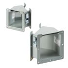 NVENT HOFFMAN - HOFF22LE45C Gomito a 45 gradi con apertura esterna, 2,50x2,50, grigio, acciaio