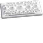 HAGER - HAGFZ402 PIASTRA PASSACAVI IN PLASTICA Q EVO