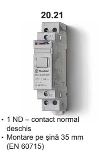 FINDER SPA - FIN202181250000 RELÈ AD IMPULSI 17.5MM 1NO 16A
