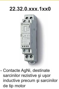 FINDER SPA - FIN223200121540 CONTATTORE 25A 2 CONTATTI 17.5MM