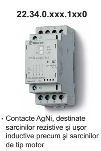 FINDER SPA - FIN223400241640 CONTATTORE 25A 4 CONTATTI 36MM