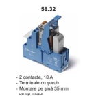 FINDER SPA - FIN583290240050SPA INTERFACCIA MODULARE RELE 2 CONTATTI 10