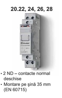 FINDER SPA - FIN202281250000 RELE AD IMPULSI 17.5MM 2NO 16A