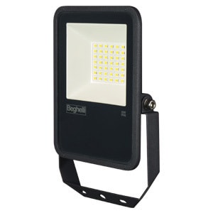 BEGHELLI - BEG86183 FL LED 30W NERO IP66 SENS 4K