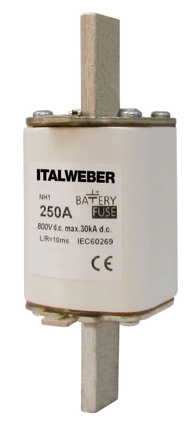 ITALWEBER SPA - ITW1697063P FUS NH-1 63A 800V DC C/P PER BATT