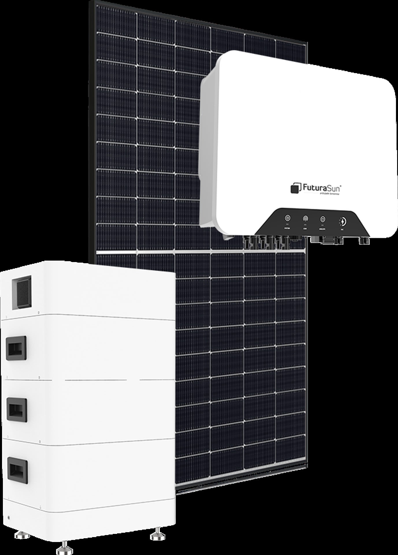 FUTURASUN SRL - FUTFIT73E001 Kit 8x460W+Inv3kW+Bat7k+Ass.5a