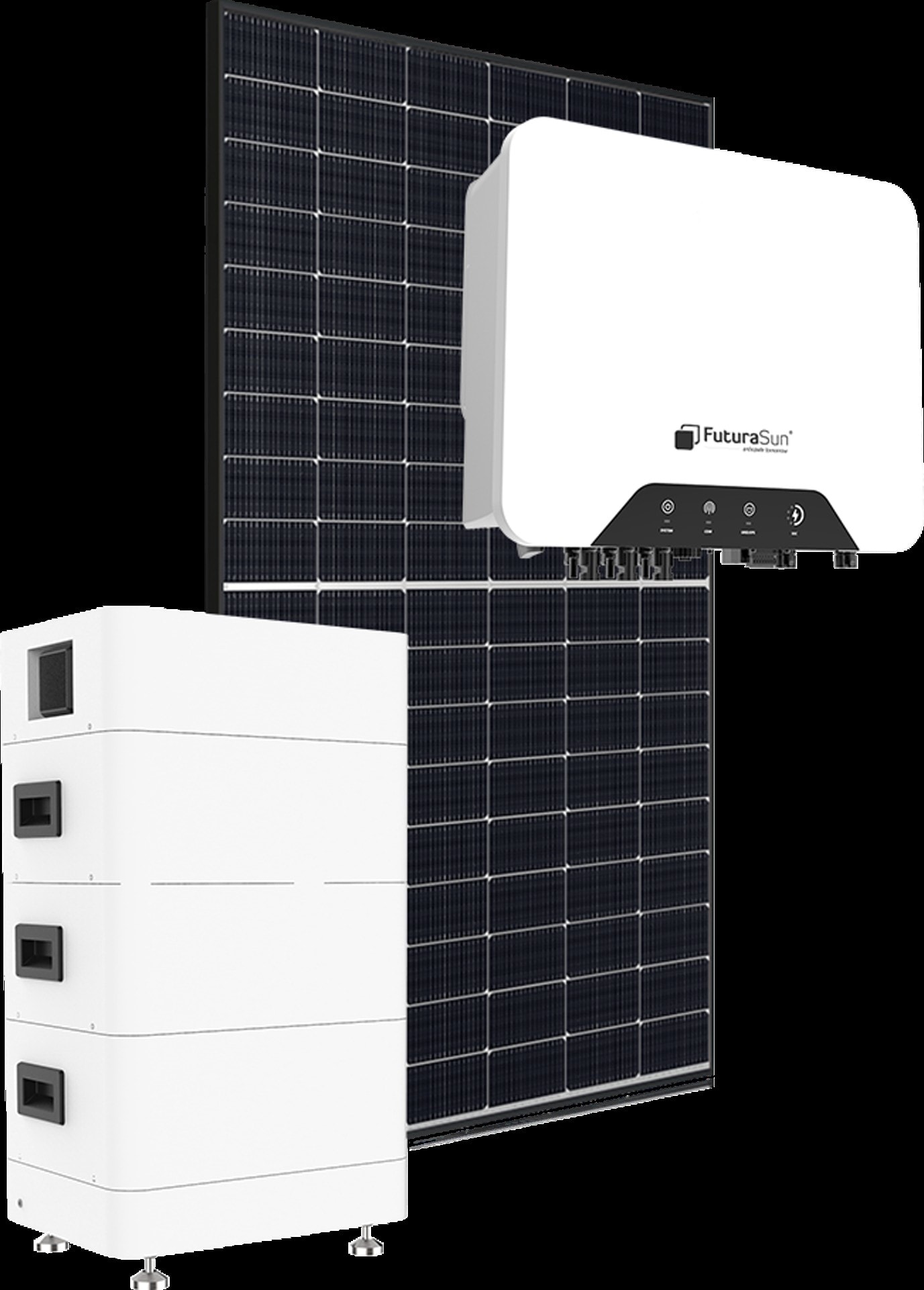 FUTURASUN SRL - FUTFIT73E002 Kit 10x460W+Inv3kW+Bat7k+Ass.5a