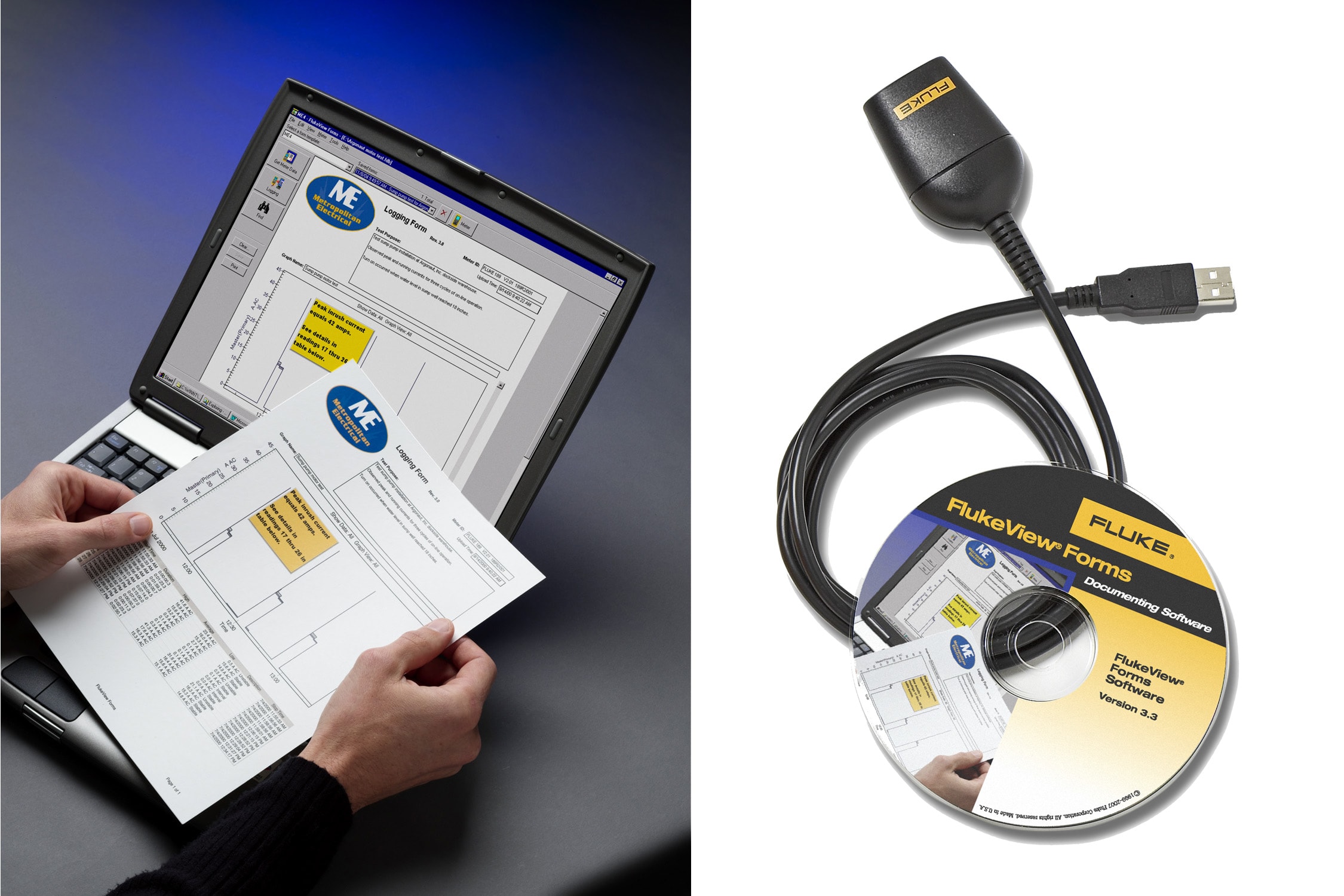 FLUKE ITALIA SRL - FLK2396957 FVF-BASIC SOFTWARE/CAVO 287,289,789,1550