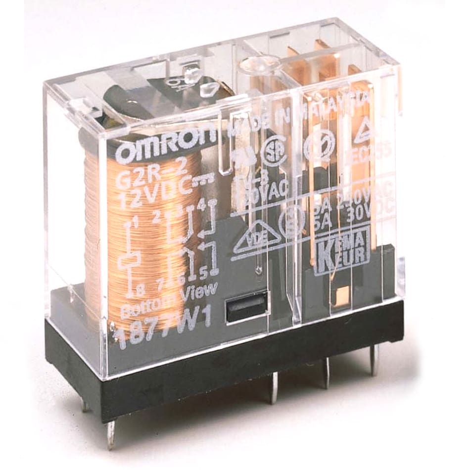OMRON - OMRG2R2DC12 RELE-VERTICALE 2SPDT 5 A/250 VCA