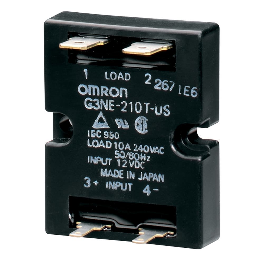 OMRON - OMRG3NE210TUSDC5 SSR compatto, 10A, 264 VAC max, zero crosso
