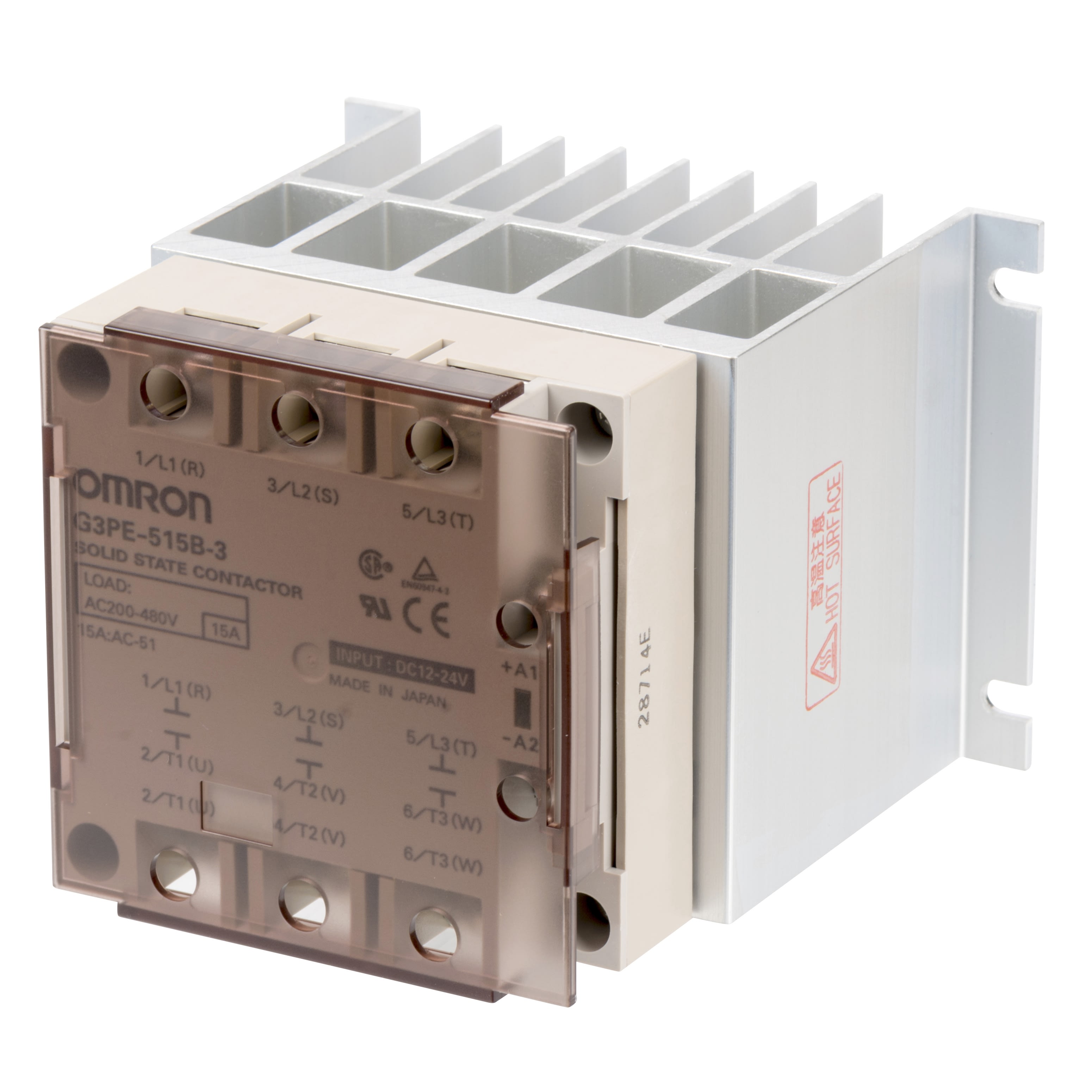 OMRON - OMRG3PE515B3-375414 RELE- STATICI TIFASE 15A/200..480VC.A