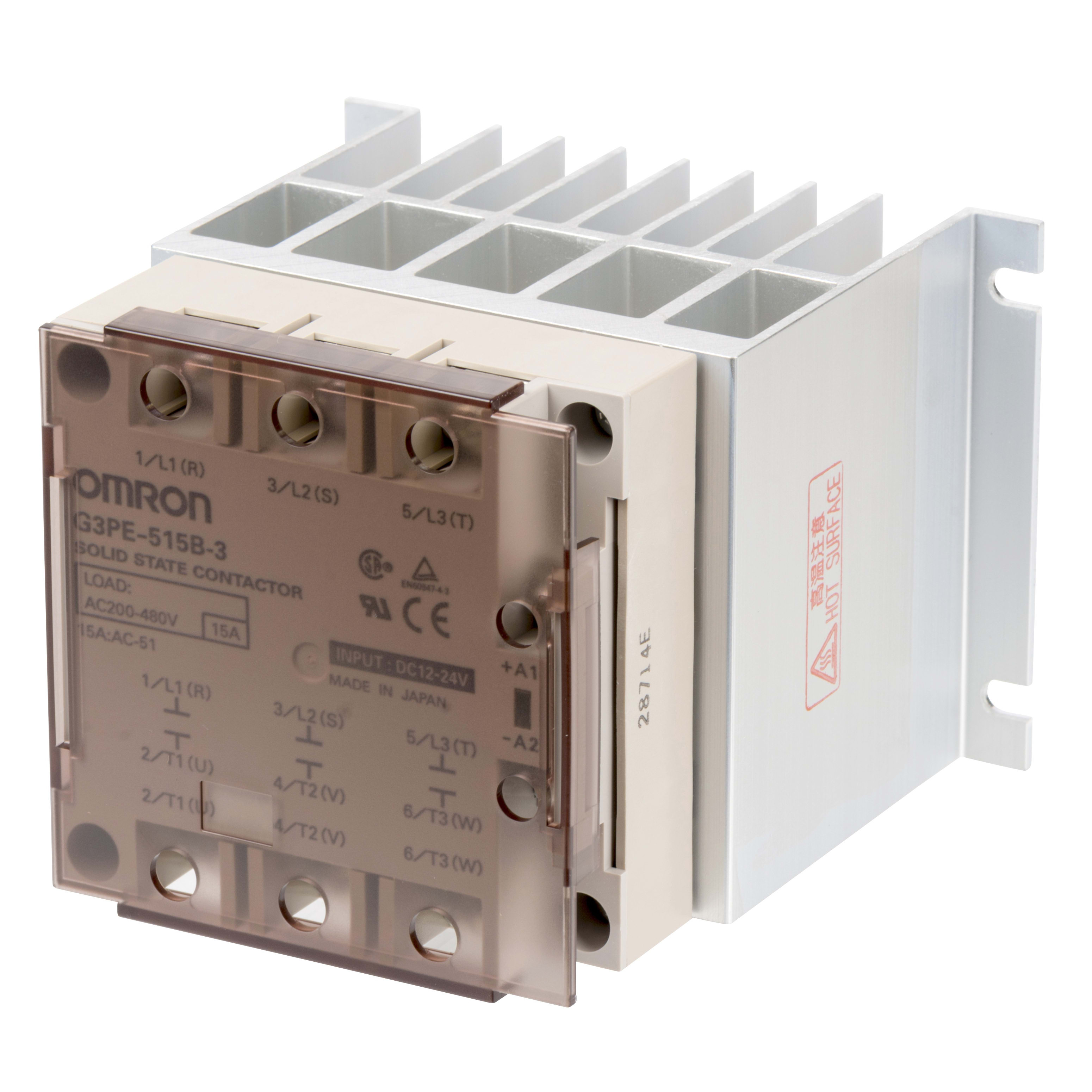 OMRON - OMRG3PE515B3-375414 RELE- STATICI TIFASE 15A/200..480VC.A