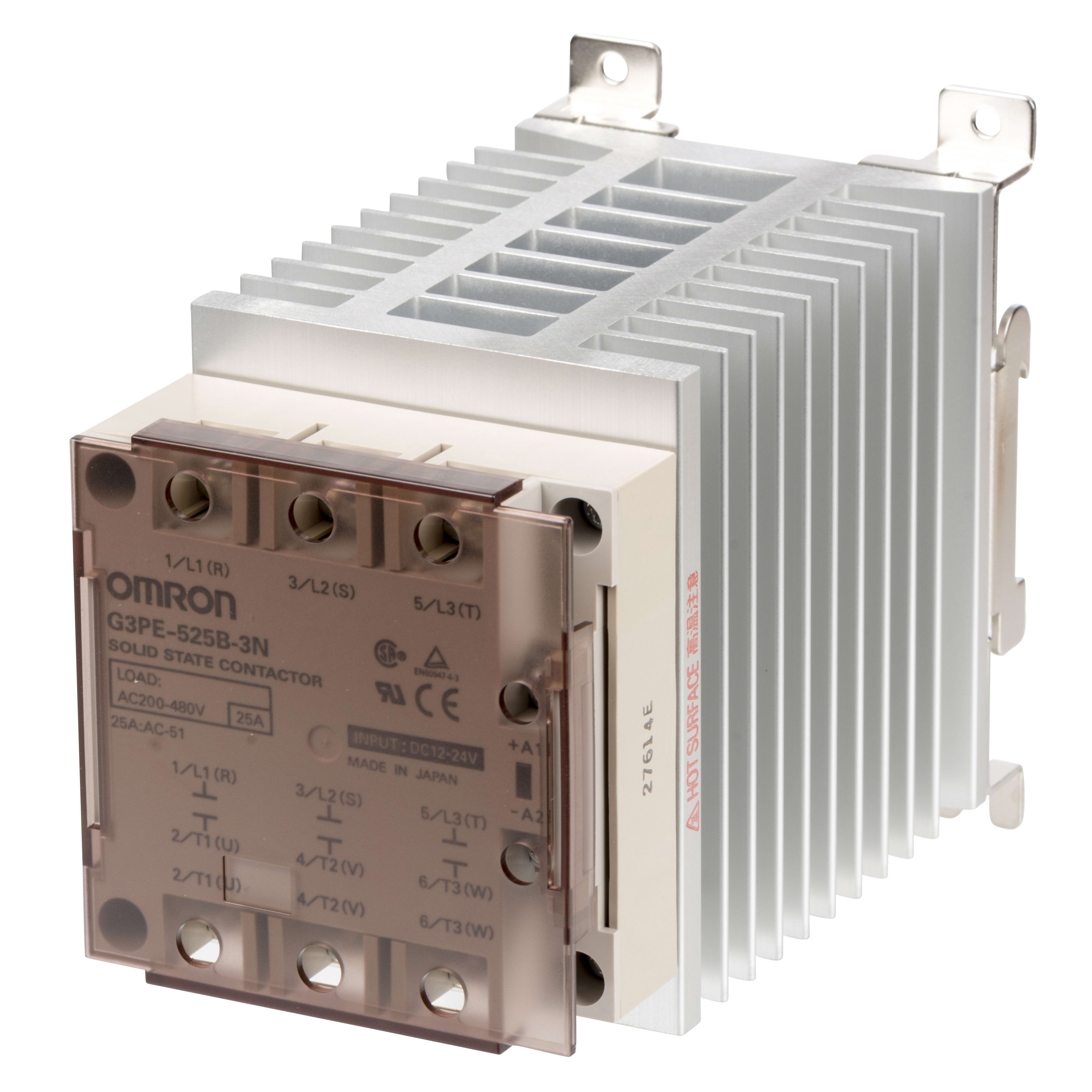 OMRON - OMRG3PE525B3-325939 SSR TRIFASE G3PE, CARICO: 25A/200...480V
