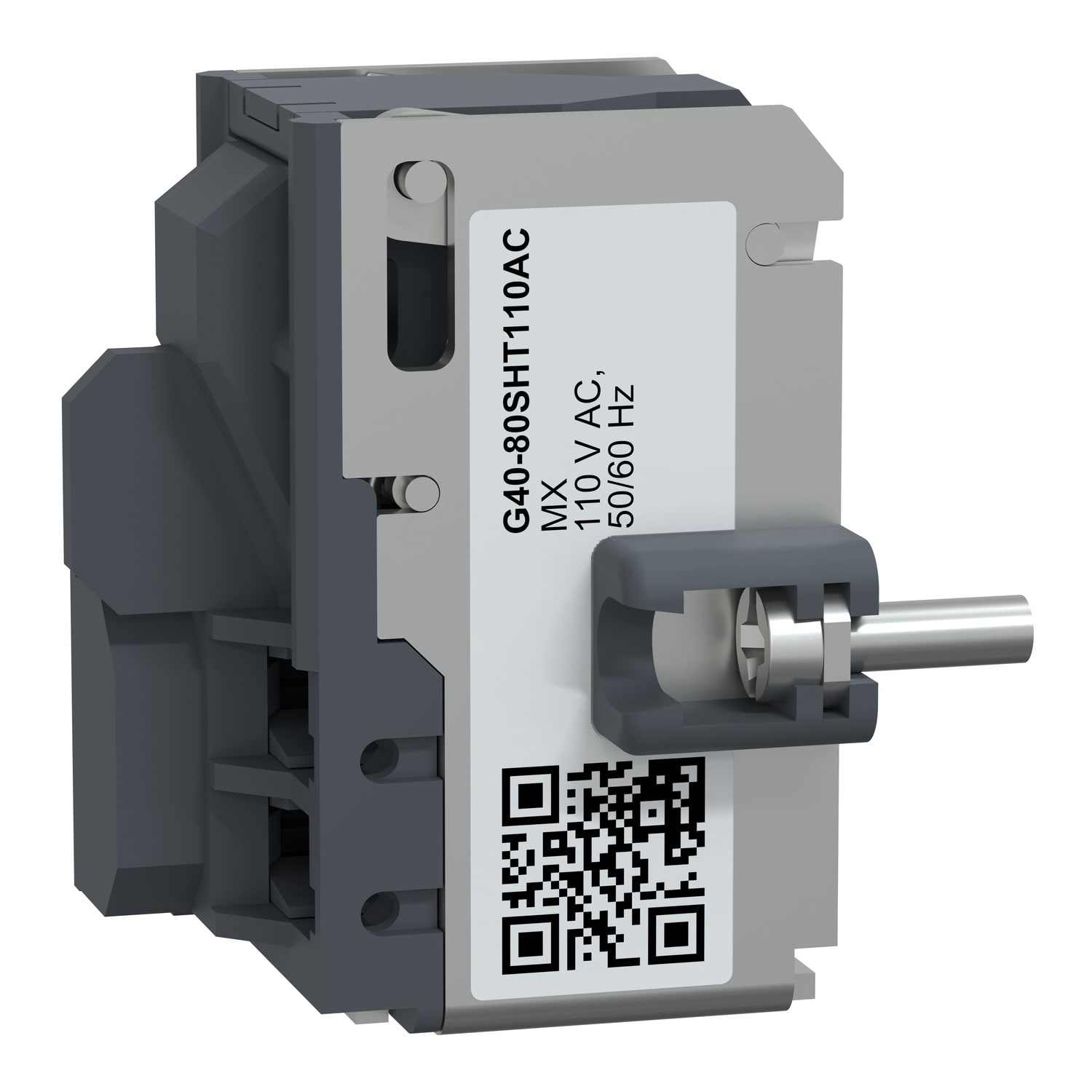 SCHNEIDER ELECTRIC - SNRG40-80SHT110AC Intervento in derivazione MX, MCCB EasyPact 400/800, 110VAC 50/60Hz