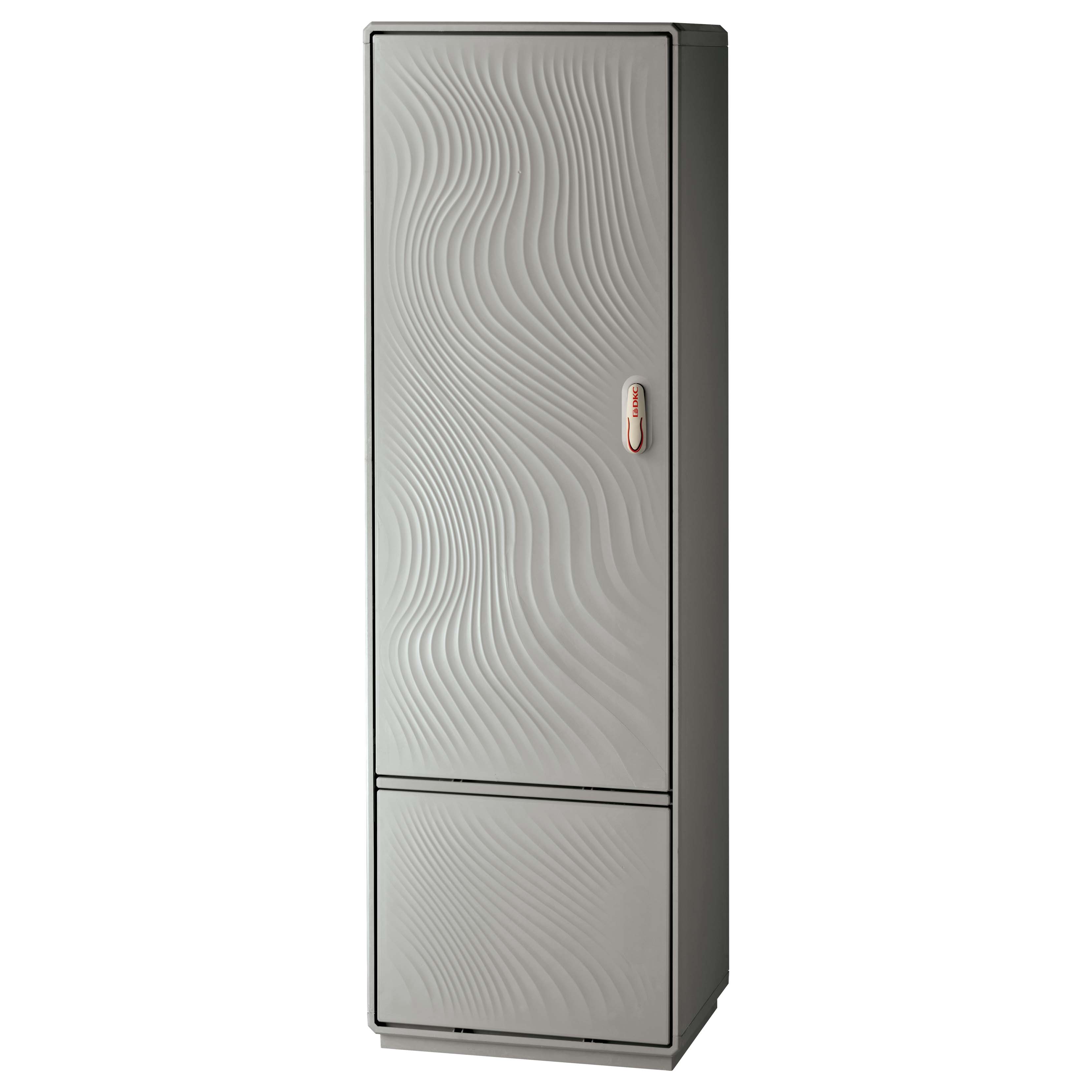 CONCHIGLIA - CON077709004 Serie GRAFI 7 - Armadio in vetroresina, senza ante, IP55, dimensioni 1840 x 685 x 330 mm (AxBxP)