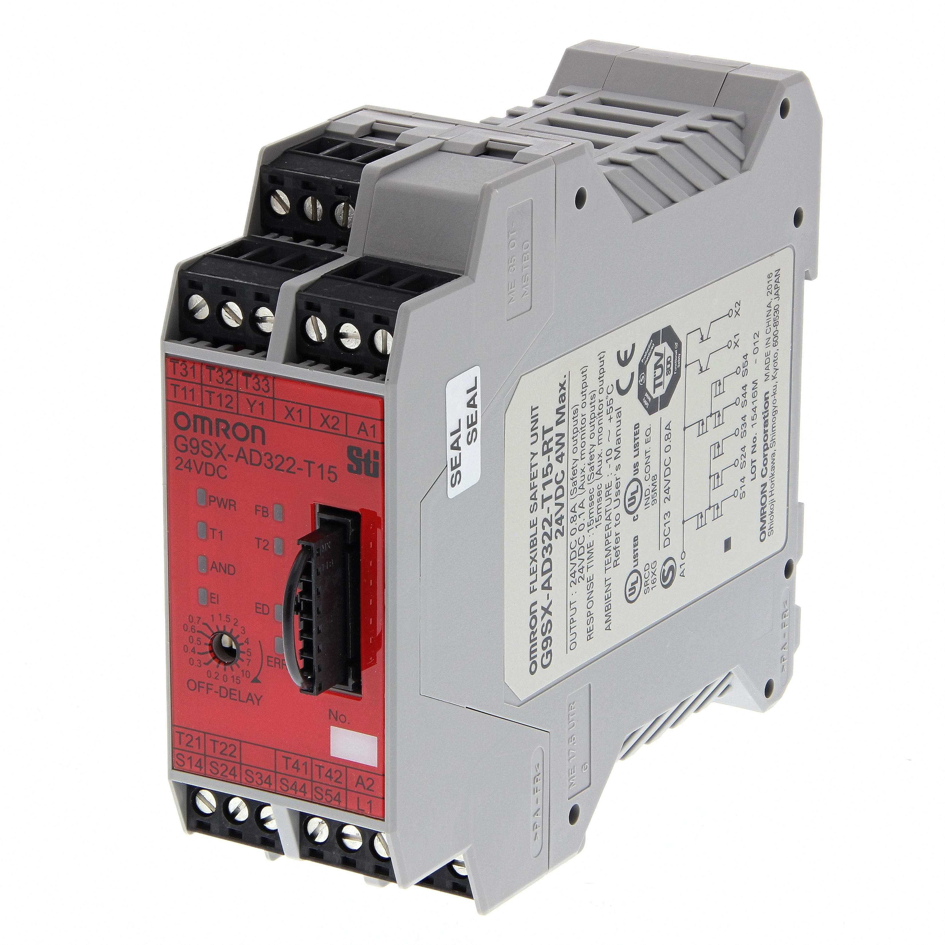 OMRON - OMRG9SXAD322T15RTDC MODULOSIC,24VDC,1O2CH,3PNP+2PNP_15S+2PNP