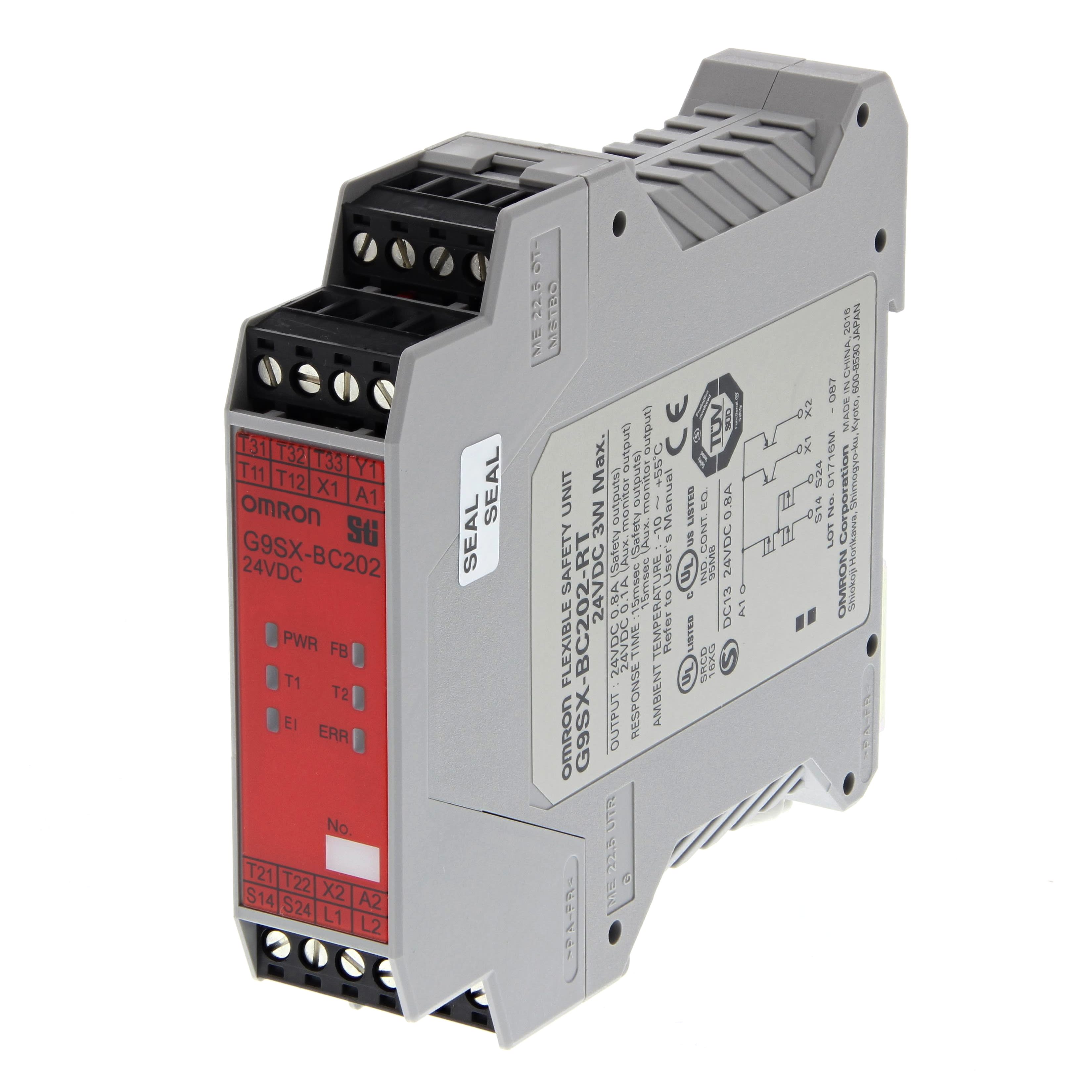 OMRON - OMRG9SXBC202RTDC24 MODULOSIC,24VDC,1O2CH,2PNP+2PNPAUX