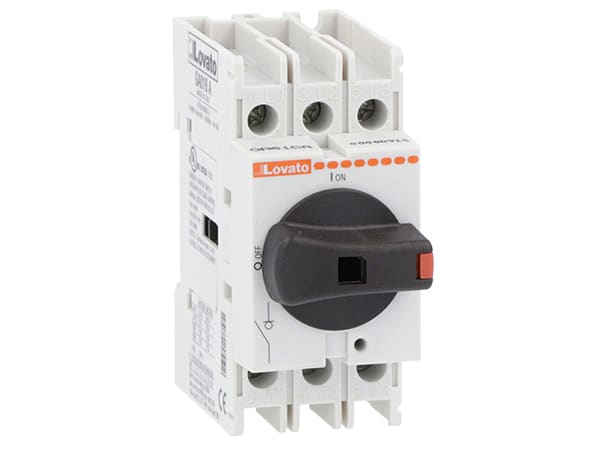 LOVATO - LOVGA040D SEZIONATORE 3P COM.DIR.DC21B 12A/500V