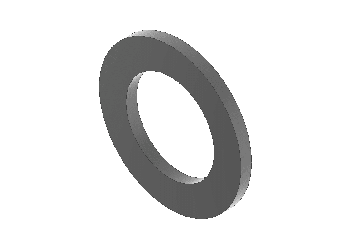 EURO 2000 SPA - UROP001626 GUARNIZIONE IN GRAFITE M16 DIAM. 26MM