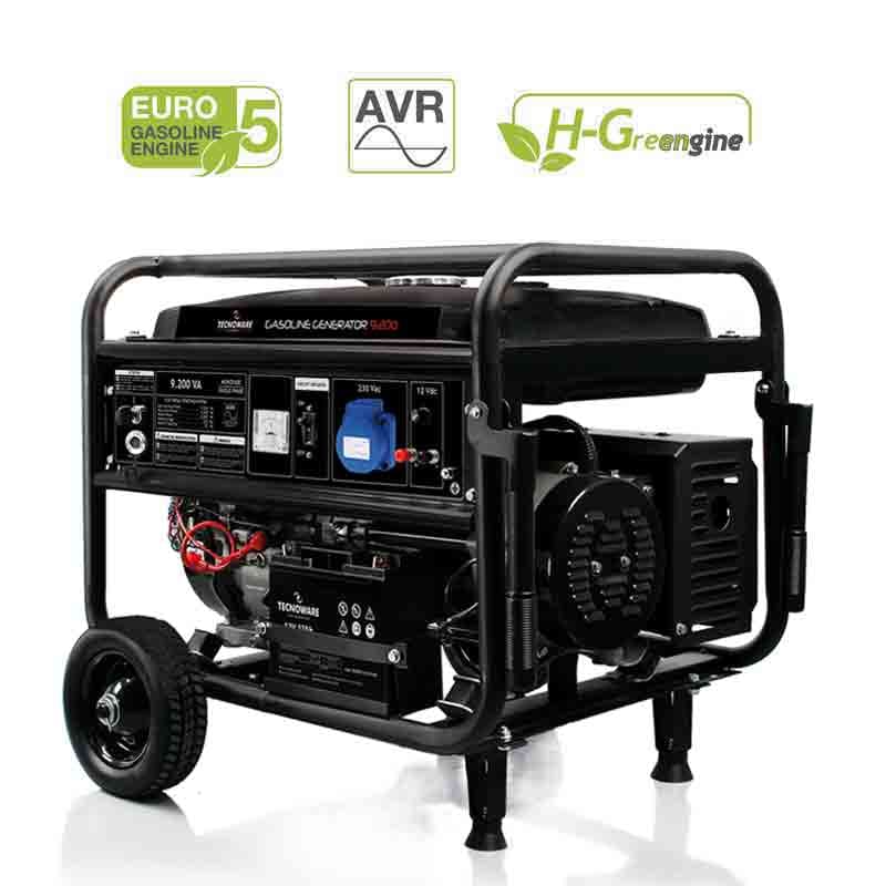 TECNOWARE SRL - TCWFGE9200EA GASOLINE GENERATOR 9200VA ELECTRICAL/AUT