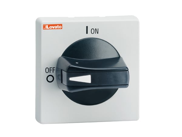 LOVATO - LOVGAX63B MANIGLIA NERA SEL.SPORGENTE LUCCH. IP65
