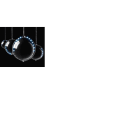 GIOCOPLAST NATALE SP - GCP07410637 SET 4 SFERE SNOWFALL ORO, DIAM.80MM, 2