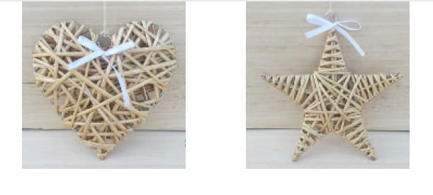 GIOCOPLAST NATALE SP - GCP32612269 PENDENTE RATTAN NATURALE