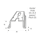 CONTACT ITALIA SRL - IICGD35GFC GUIDA DIN OMEGA ALTA 35 MM FZ