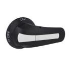 LOVATO - LOVGEFX61B MAN. NERA +ASTA BL.PORTA PER GEF0050-160