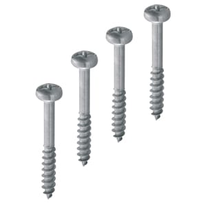 GEWISS - GEWDX59650 KIT DI 4 VITI INOX AUTOFILETTANTI