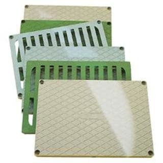 GEWISS - GEWDX59931 COPERCHIO 550X550 GRIGL. VERDE