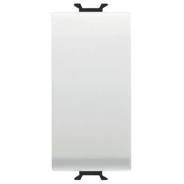 GEWISS - GEWGW10001AB INTERRUTTORE UNIPOLARE 250V ac - 16AX - TASTO NEUTRO - 1 MODULO - BIANCO LUCIDO - ANTIBATTERICO - CHORUSMART