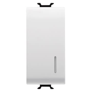 GEWISS - GEWGW10132 PULSANTE 1M 1P NA 16A ILL.LOC.BIANCO