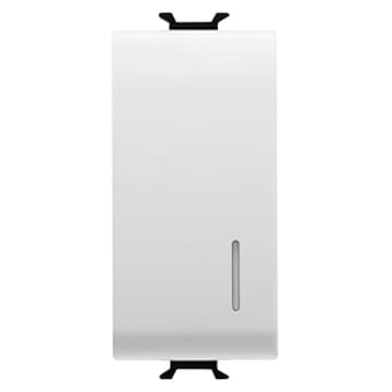 GEWISS - GEWGW10132 PULSANTE 1M 1P NA 16A ILL.LOC.BIANCO