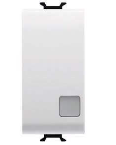 GEWISS - GEWGW10152 PULSANTE 1M 1P NA 16A CHIAVE BIANCO
