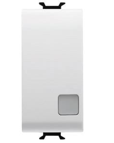 GEWISS - GEWGW10153 PULSANTE 1M 1P NA 16A CAMPANELLO BIANCO