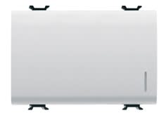 GEWISS - GEWGW10042 INTERRUTTORE UNIPOLARE 250V ac - 16AX ILLUMINABILE - CON DIFFUSORE - 3 MODULI - BIANCO LUCIDO - CHORUSMART
