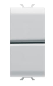 GEWISS - GEWGW10141 PULSANTE UNIP.DOPPIO NA 16A BIANCO