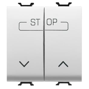 GEWISS - GEWGW10160F DOPPIO PULSANTE 2M 1P NA 16A BIANCO