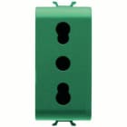 GEWISS - GEWGW10223AB PR.1M 2P+T 16A BIV.P17-11 ST.ITA.VER.AB