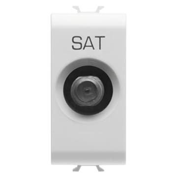 GEWISS - GEWGW10372 PRESA TV/SAT 1M PASS.5DB C.F-FEMM.BIANCO