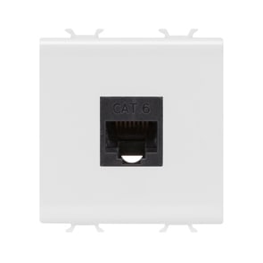 GEWISS - GEWGW10435 CONNETTORE RJ45 2M CAT.6 UTP BIANCO