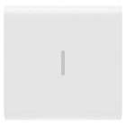 GEWISS - GEWGW10556S TASTO INTERCAMBIABILE PER COMANDI ASSIALI - CON DIFFUSORE - 2 MODULI - BIANCO LUCIDO - CHORUSMART