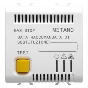 GEWISS - GEWGW10712 RIVELATORE CH4 2M 12V AC/DC BIANCO