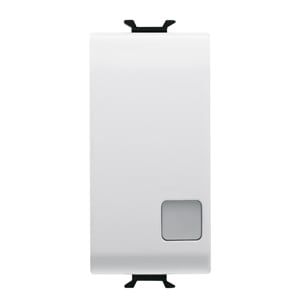 GEWISS - GEWGW10916 PULSANTE EL.1MOD SEGNALAZIONE LUM.BIANCO