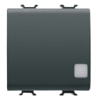 GEWISS - GEWGW12083 DEVIATORE 3M 1P 16AX ILL.SEGN.NERO